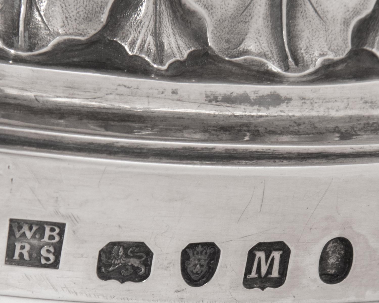 A George III Silver Covered Urn
