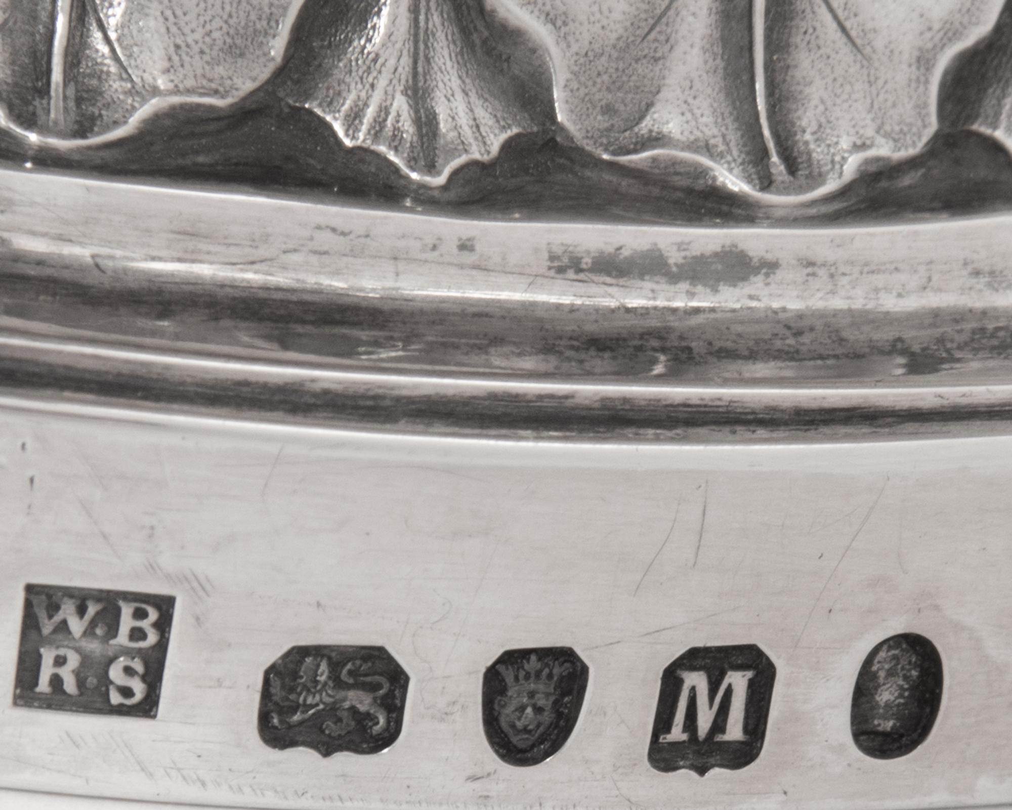 A George III Silver Covered Urn