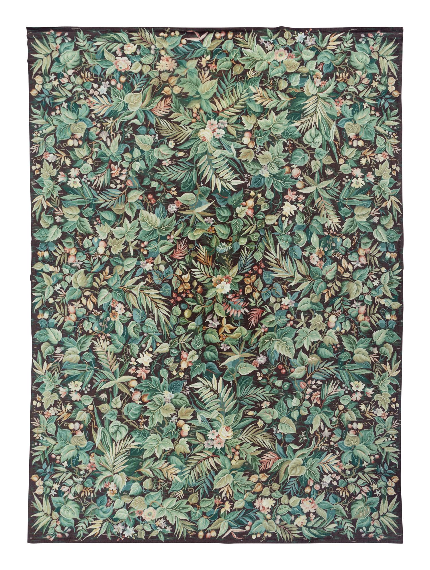 A Contemporary Machine Needlepoint Rug — 20TH CENTURY