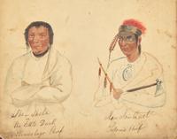 [Native Americana] [Lewis, James Otto] Schweighofer, Julius. Near-Contemporary Sketchbook of Images from James Otto Lewis' "Aboriginal Port Folio"