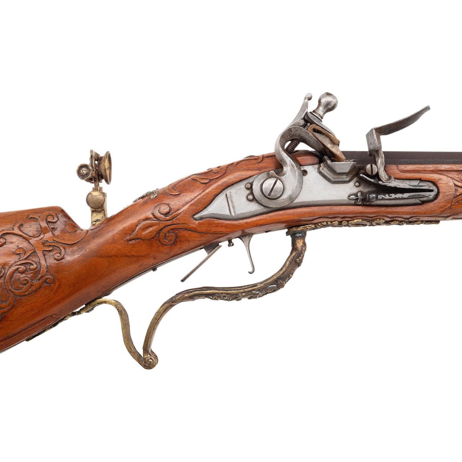 Contemporary Flintlock Jaeger in the Style of Breitenfelder