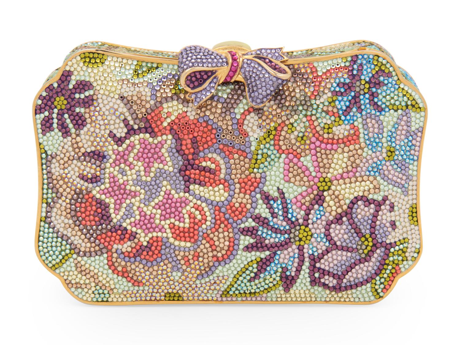 Judith Leiber Floral Minaudière