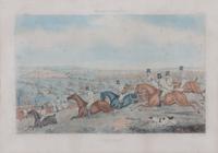 After Henry Alken, (British, 1785-1851), Full Cry, Getting Away, The Death and The Meeting, (four works from the Leicestershire series)