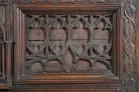An English Gothic Revival Oak Court Cupboard