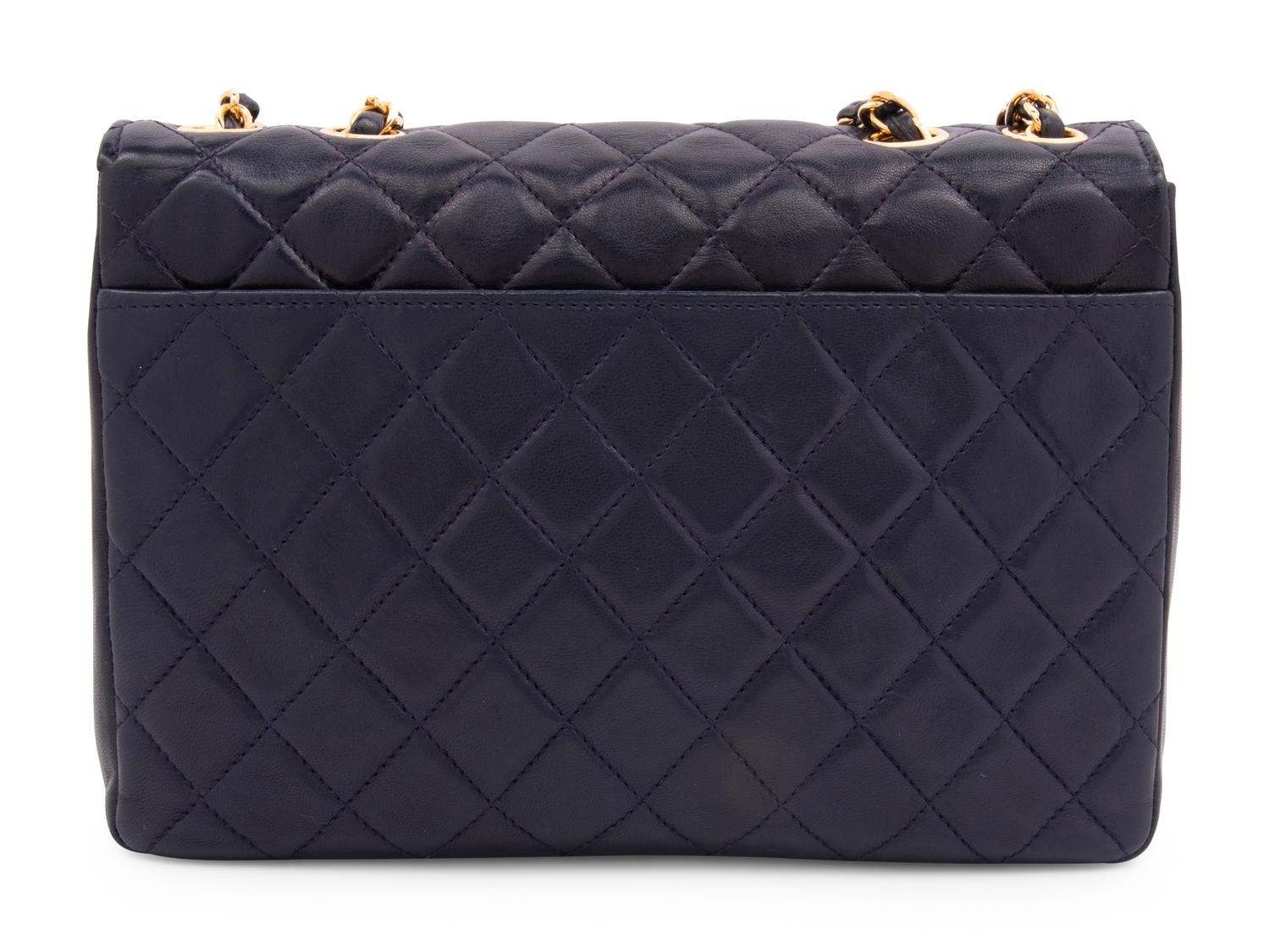 Chanel Quilted Leather Flap Bag, 1986-88
