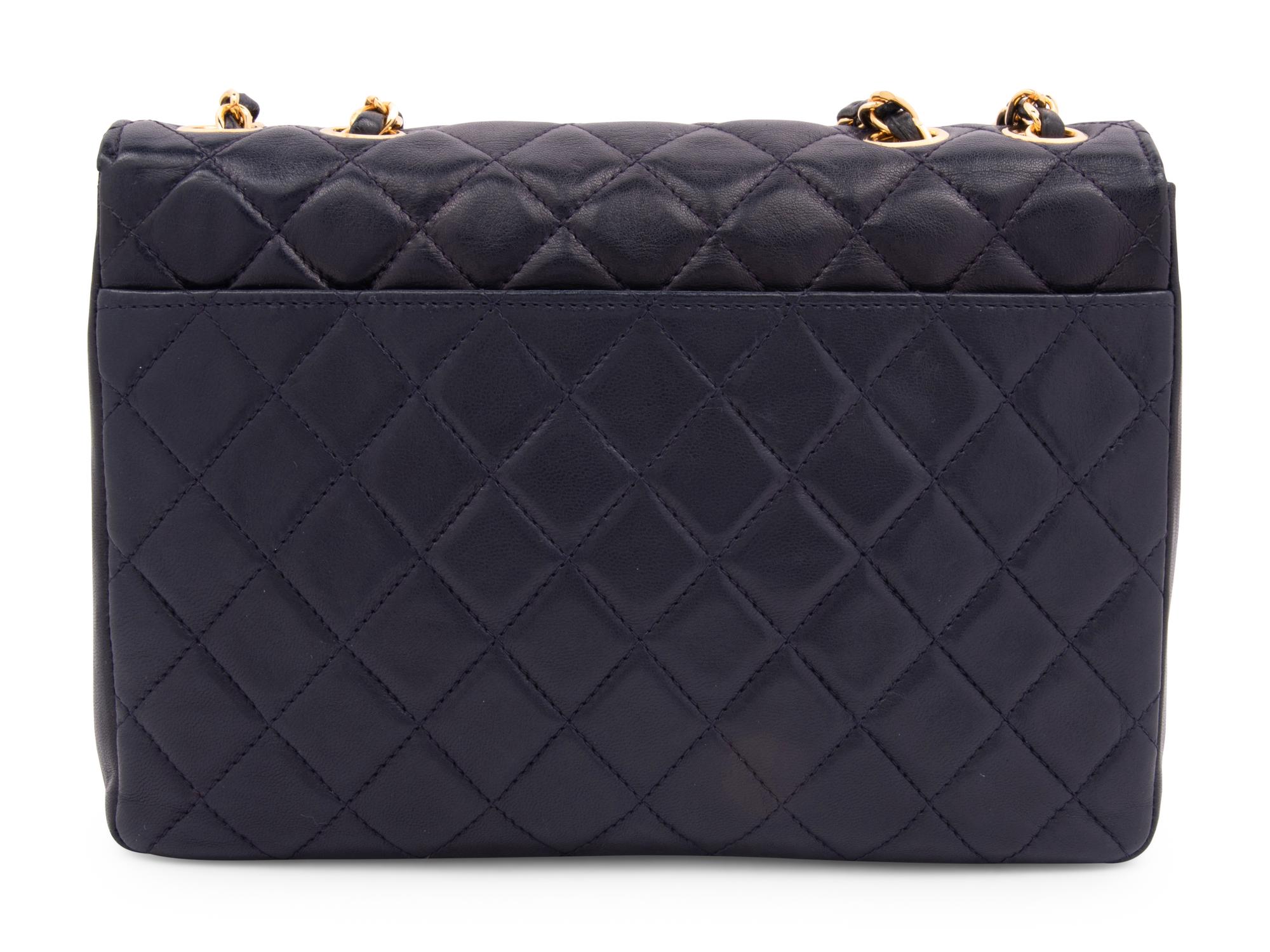 Chanel Quilted Leather Flap Bag, 1986-88