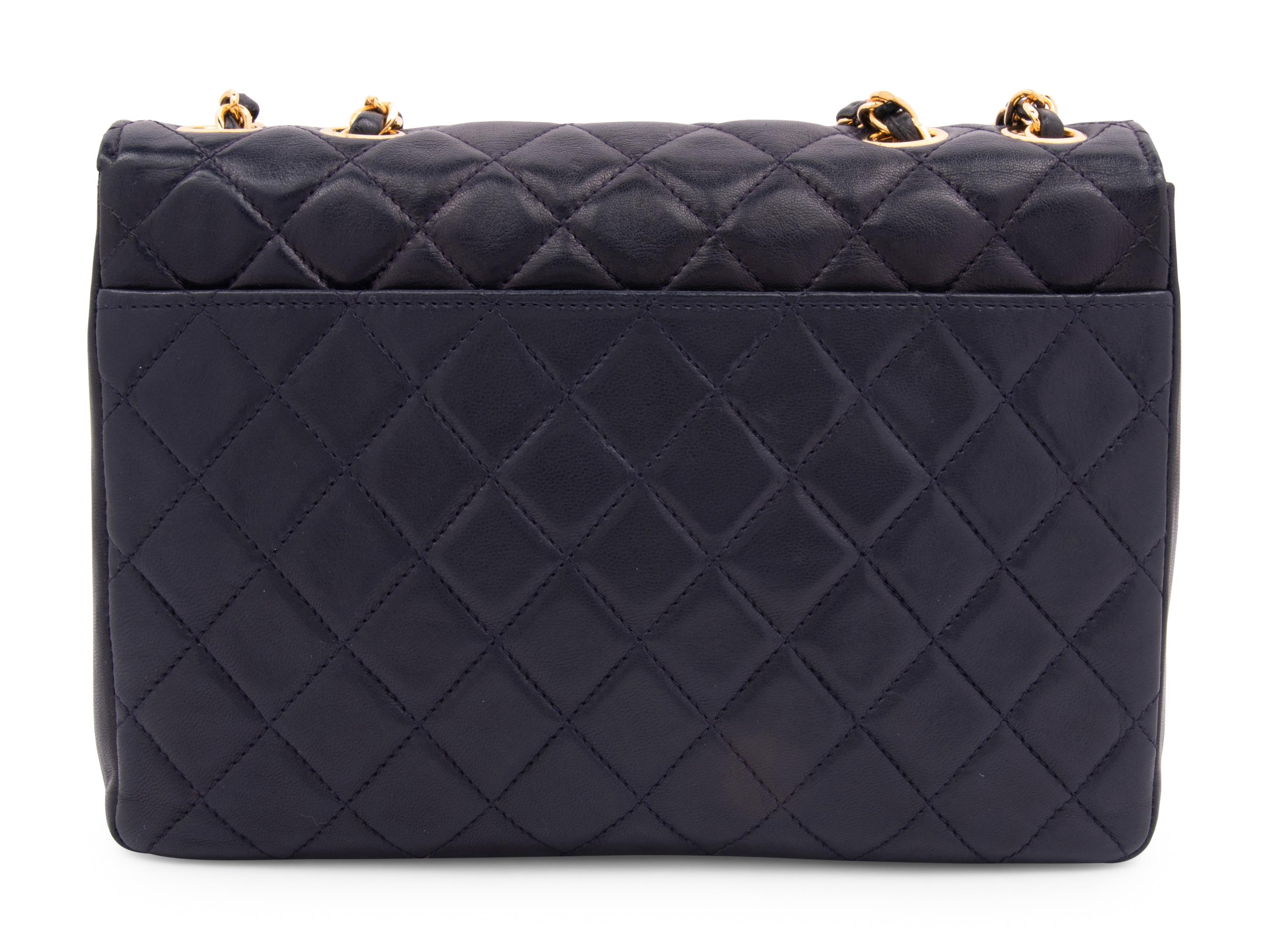 Chanel Quilted Leather Flap Bag, 1986-88
