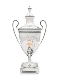 A Georgian Silver-Plate Tea Urn