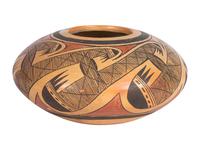 Pottery Bowl, with Migration Pattern