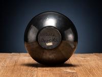 Blackware Pottery Bowl, with High Polish