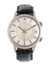 JAEGER-LeCOULTRE, MEMOVOX, STAINLESS STEEL ALARM WRISTWATCH