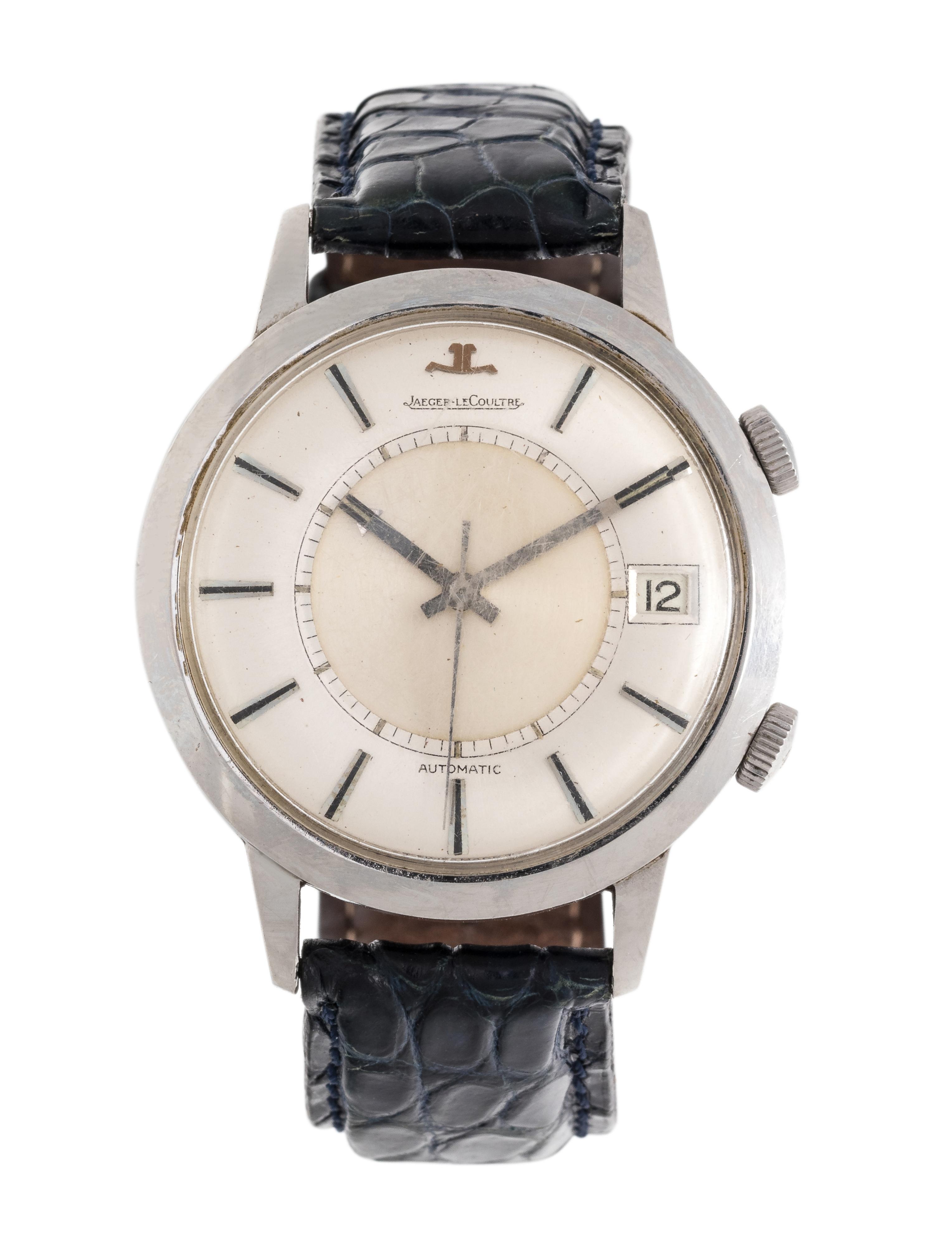 JAEGER-LeCOULTRE, MEMOVOX, STAINLESS STEEL ALARM WRISTWATCH