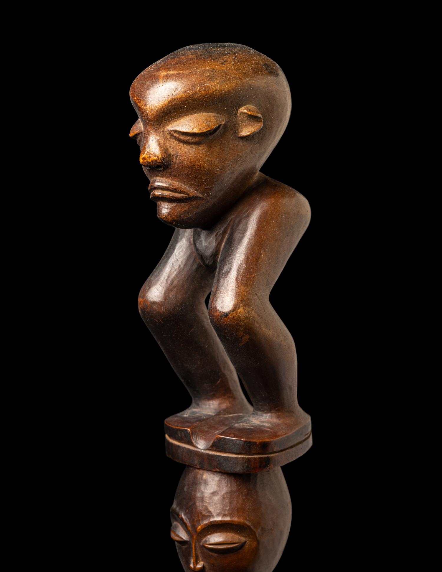 A Yoruba Wood Staff