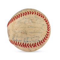 A 1943 St. Louis Browns Team Signed Autograph Baseball