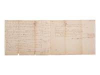 [ENSLAVEMENT & ABOLITION]. A group of 4 estate documents listing individual enslaved persons, most by name. [Lincoln County, KY], 1809-1830.