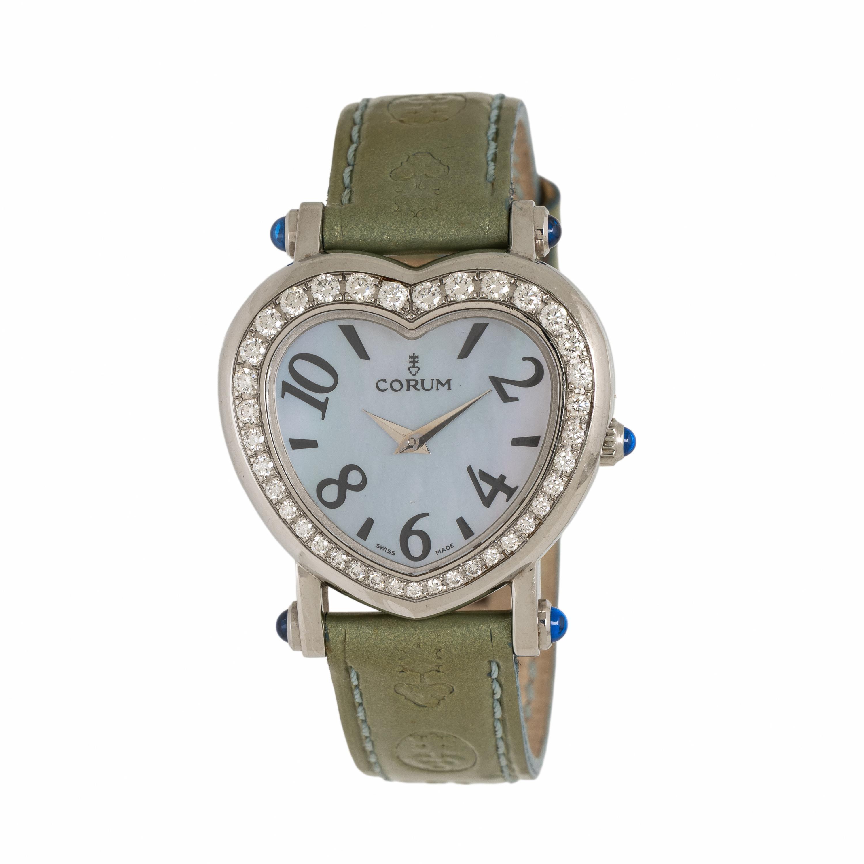 Corum, Ref. 24.183.20, Stainless Steel and Diamond 'Heart Beat' Watch