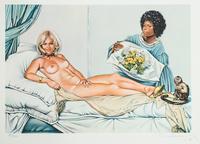 Mel Ramos ( complete portfolio of four prints with original cloth case)