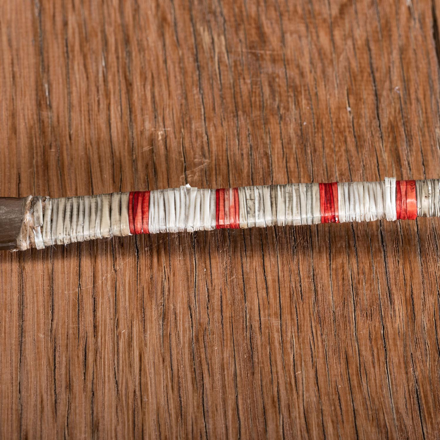 Plains Horn Spoon, with Bird Quill Wrapping