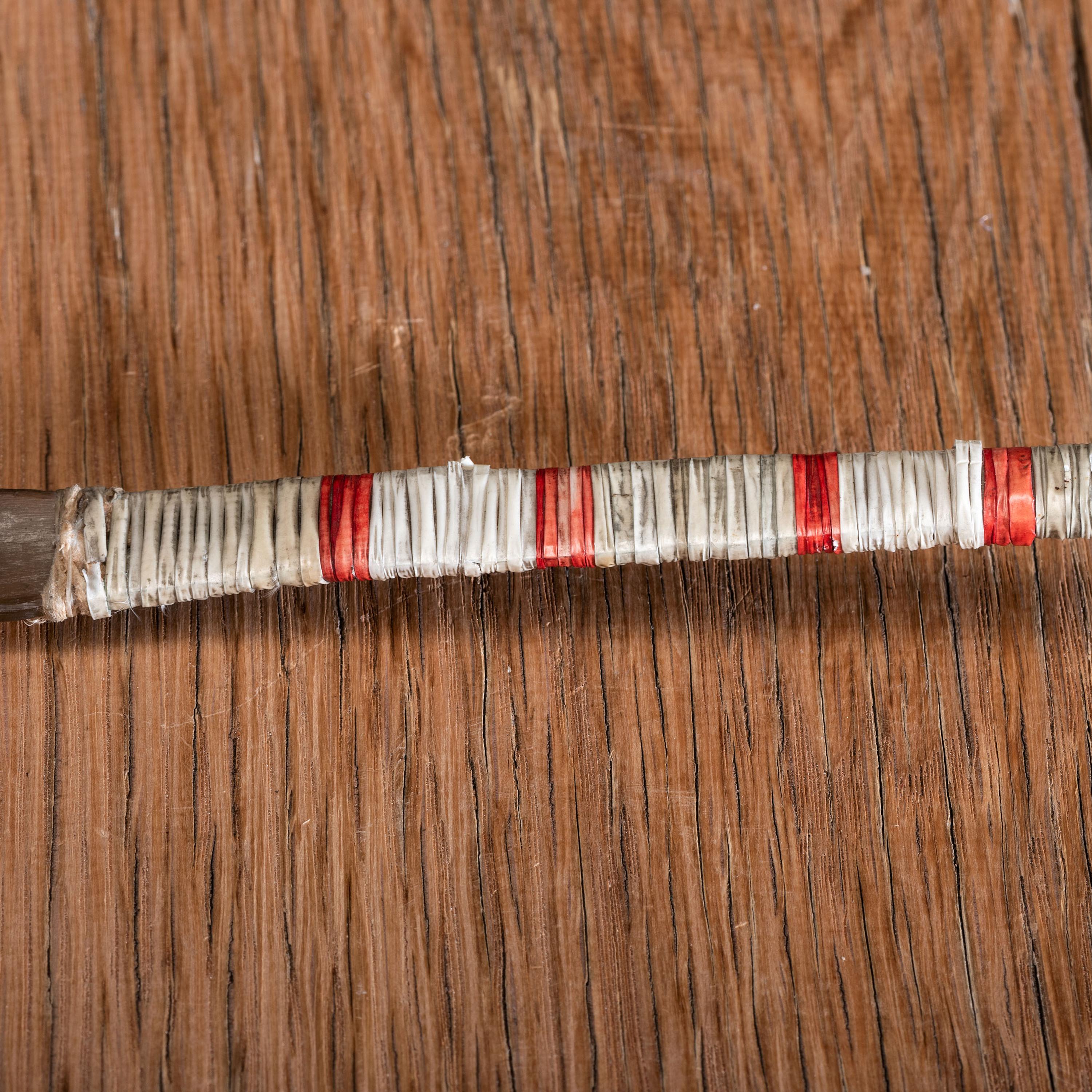 Plains Horn Spoon, with Bird Quill Wrapping