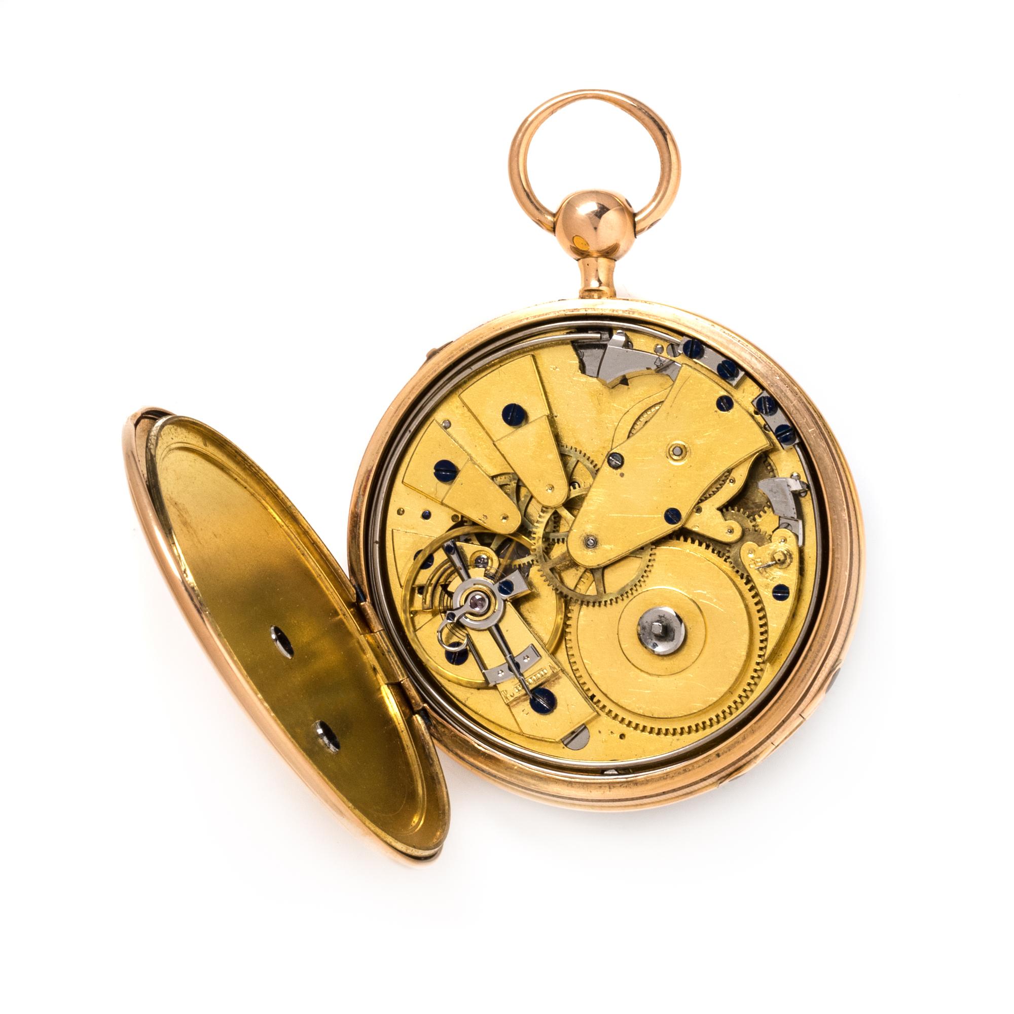 18K YELLOW GOLD REPEATER POCKET WATCH