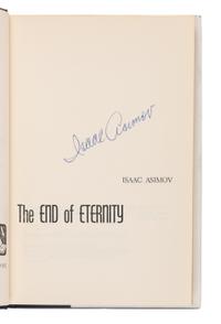 ASIMOV, Isaac (1920-1992). The End of Eternity . Garden City, NY: Doubleday & Company, 1955.