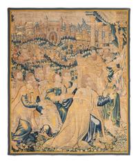 A Flemish Wool Tapestry Fragment