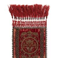 A Silk Velvet, Silver Filé and Chenille Panel, Now Worked as a Runner
