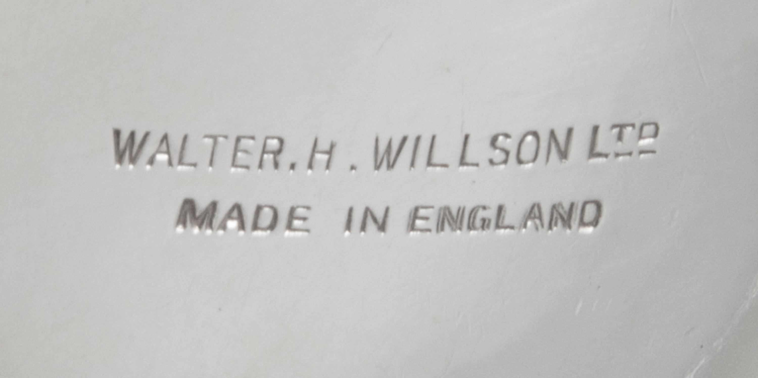 A George VI Silver Creamer and Sugar Bowl, Walter Wilson, London, 1947, each of plain baluster form on stepped bases.