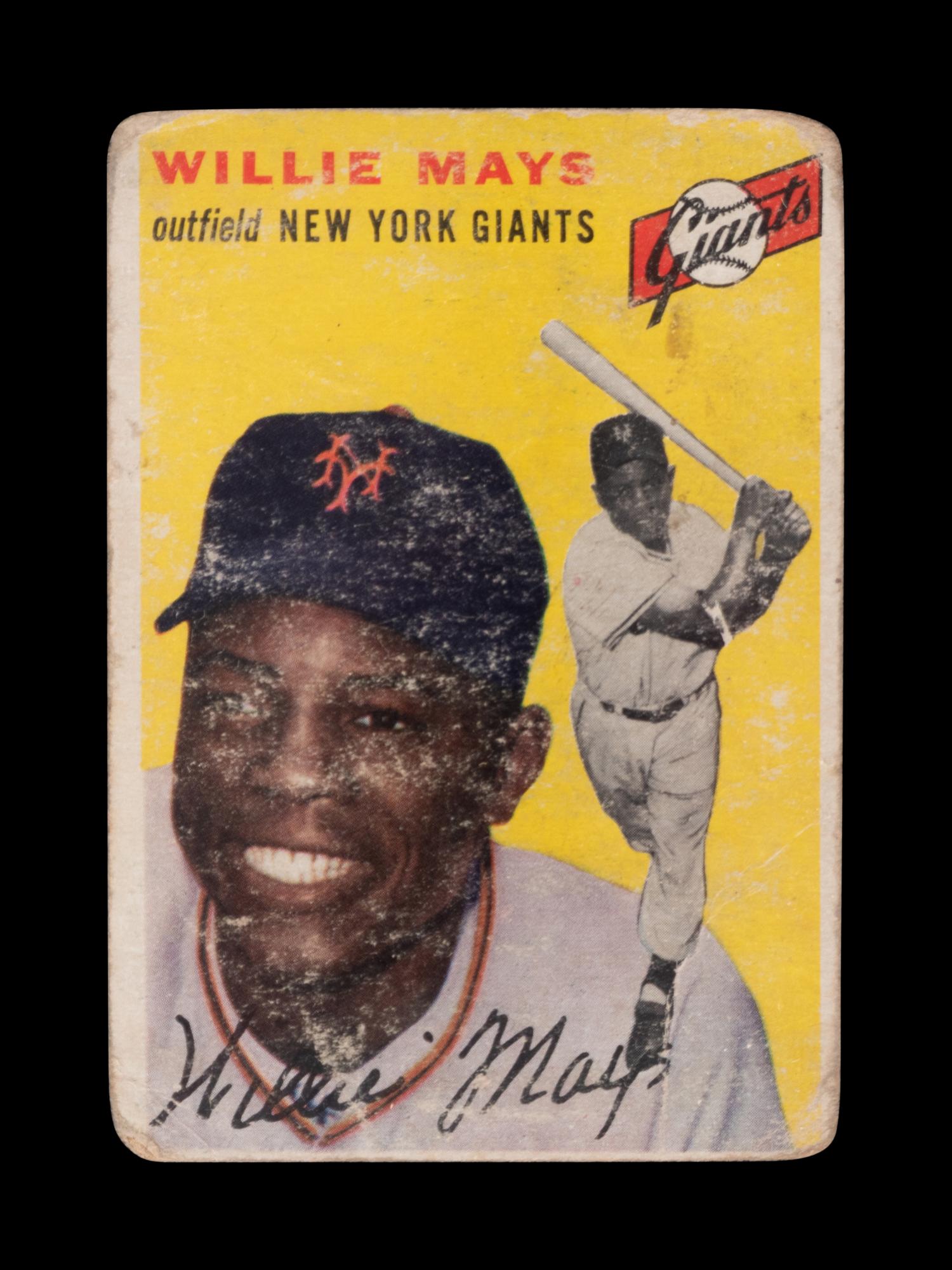 A Group of 184 Assorted 1954 Topps Baseball Cards Including Willie Mays and Multiple Hall of Famers