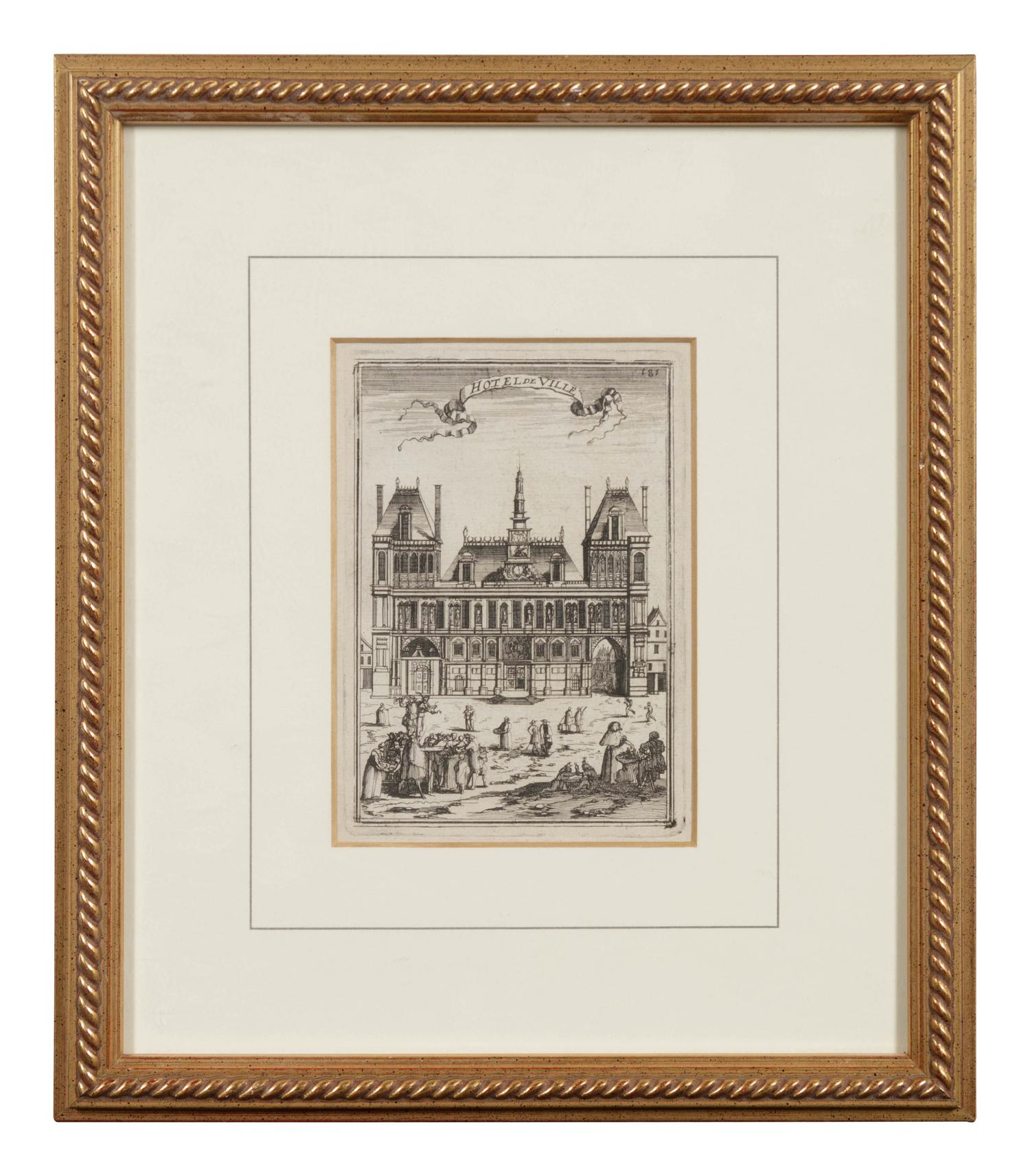 A Set of Six Engravings Depicting European Capitals