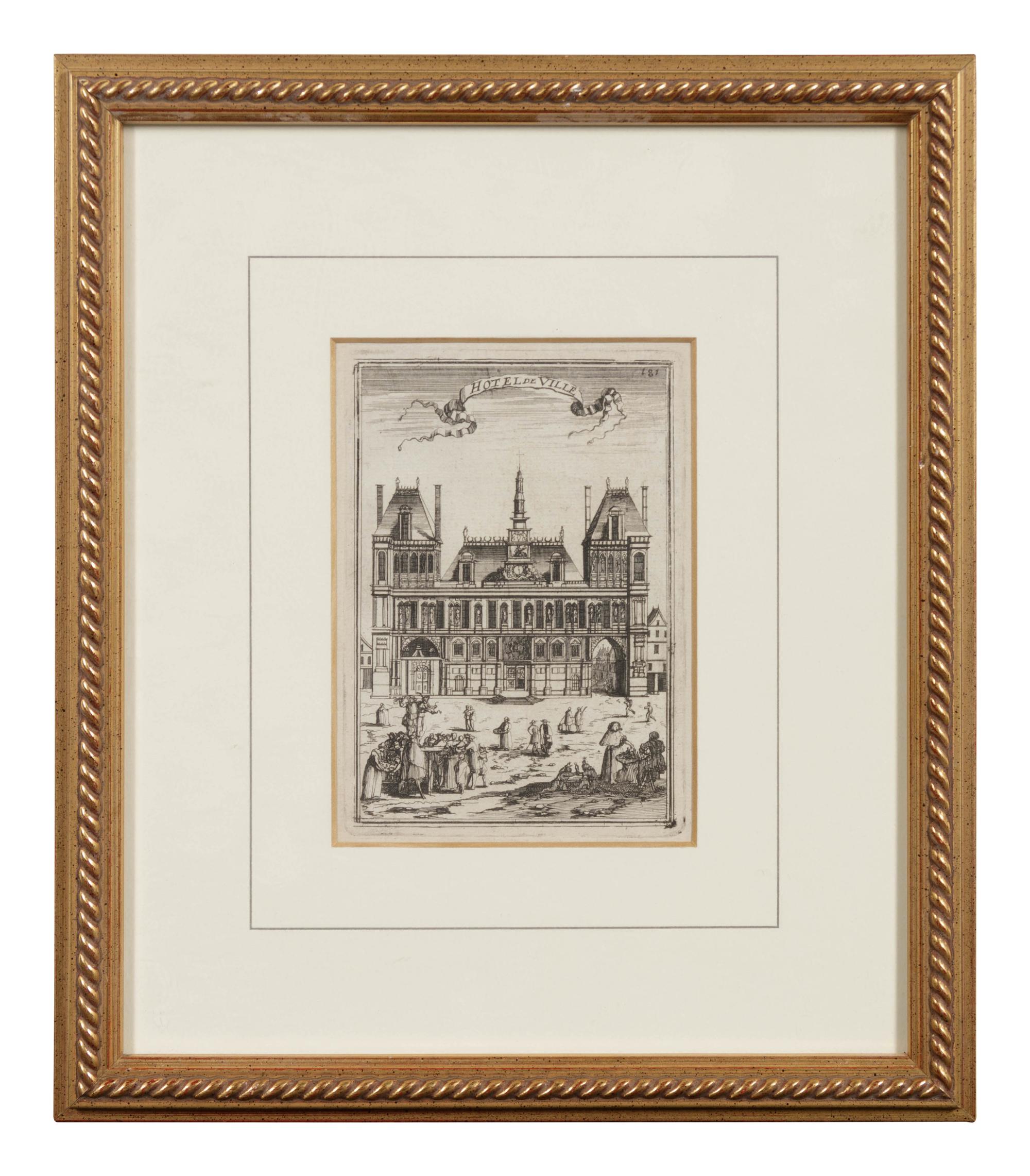 A Set of Six Engravings Depicting European Capitals