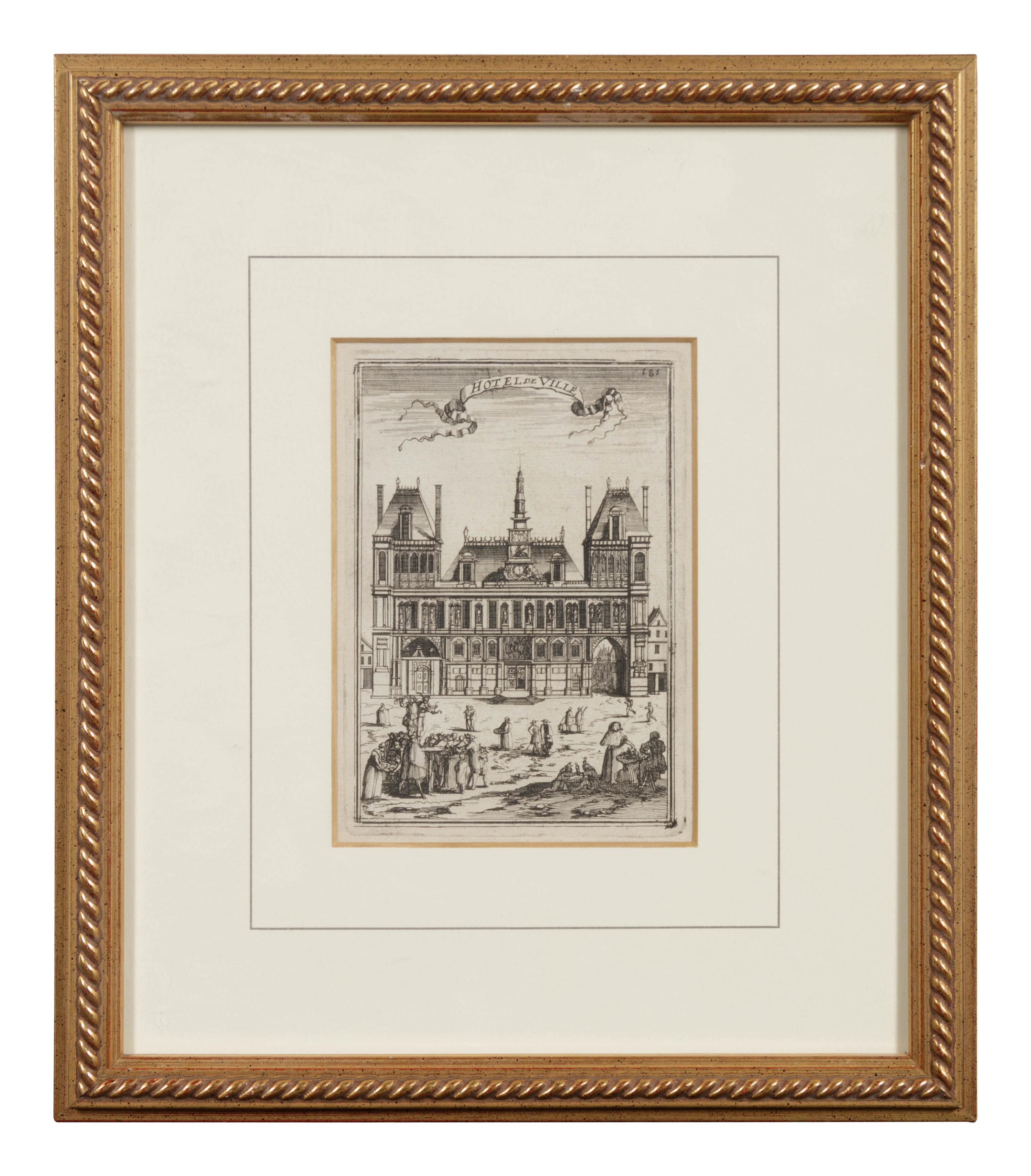A Set of Six Engravings Depicting European Capitals
