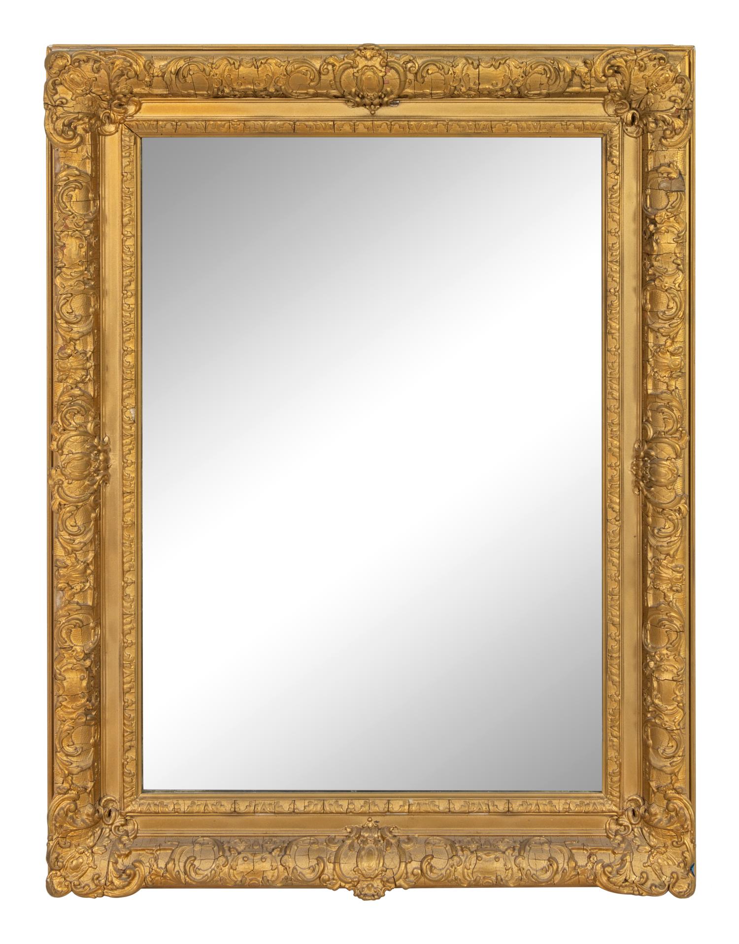 A Continental Giltwood Mirror