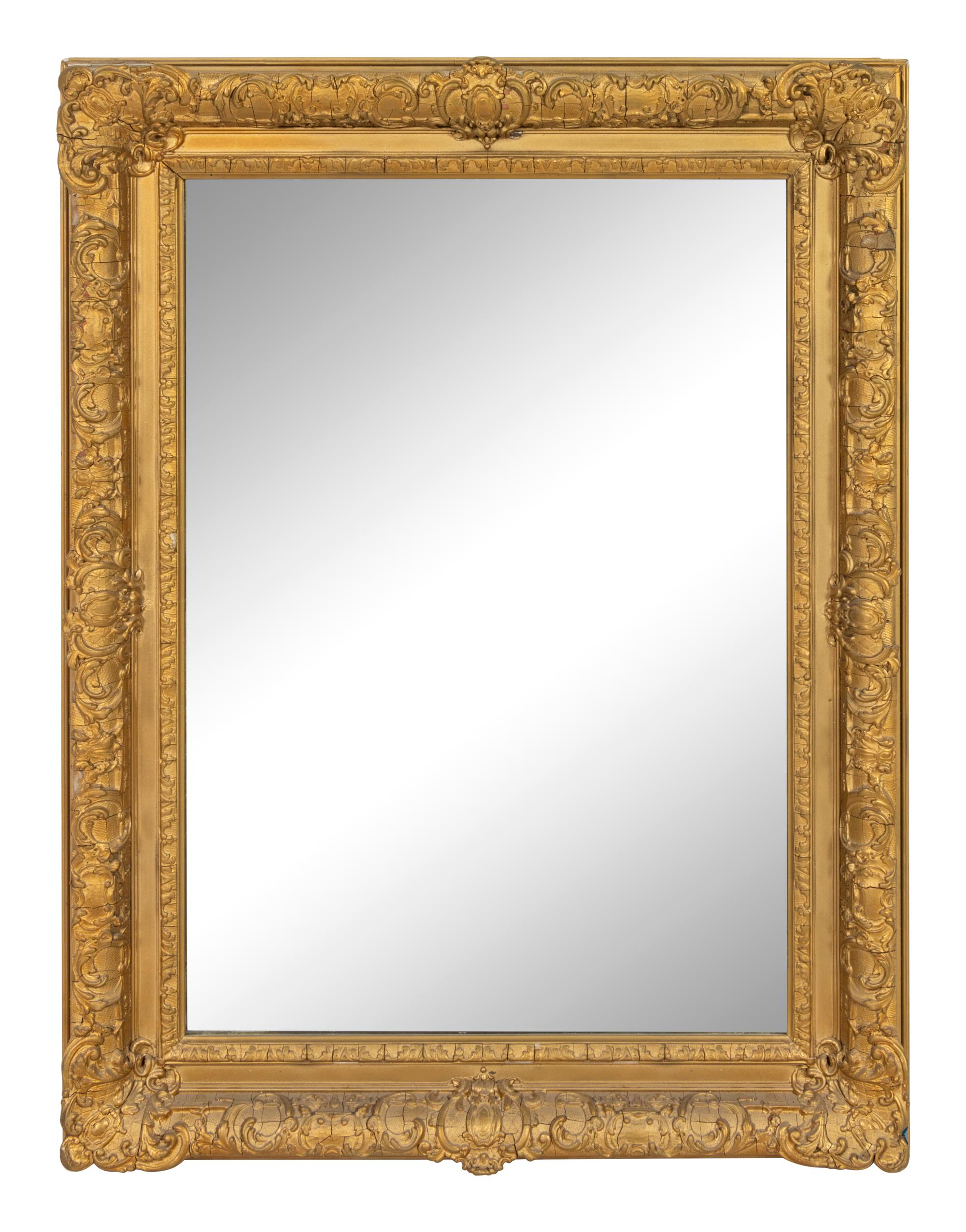 A Continental Giltwood Mirror
