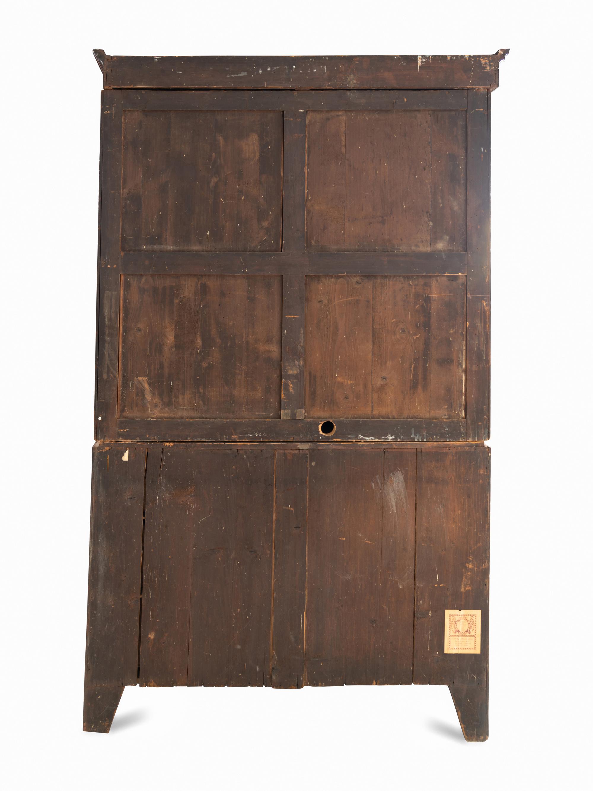A Regency Style Mahogany Linen Press