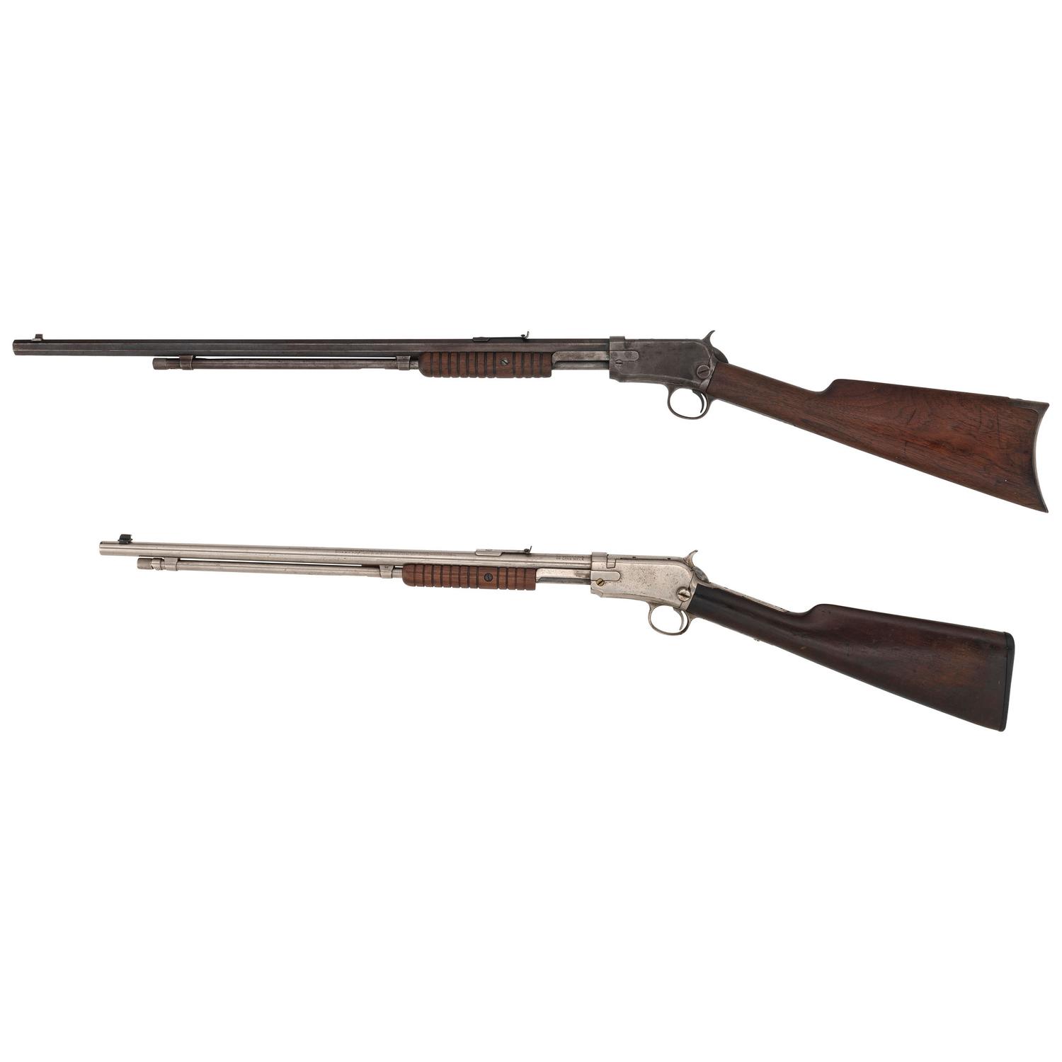 ** Lot of 2 Winchester Slide Action Rifles Including: Model 1890 and Model 1906