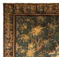A Flemish Verdure Wool Tapestry