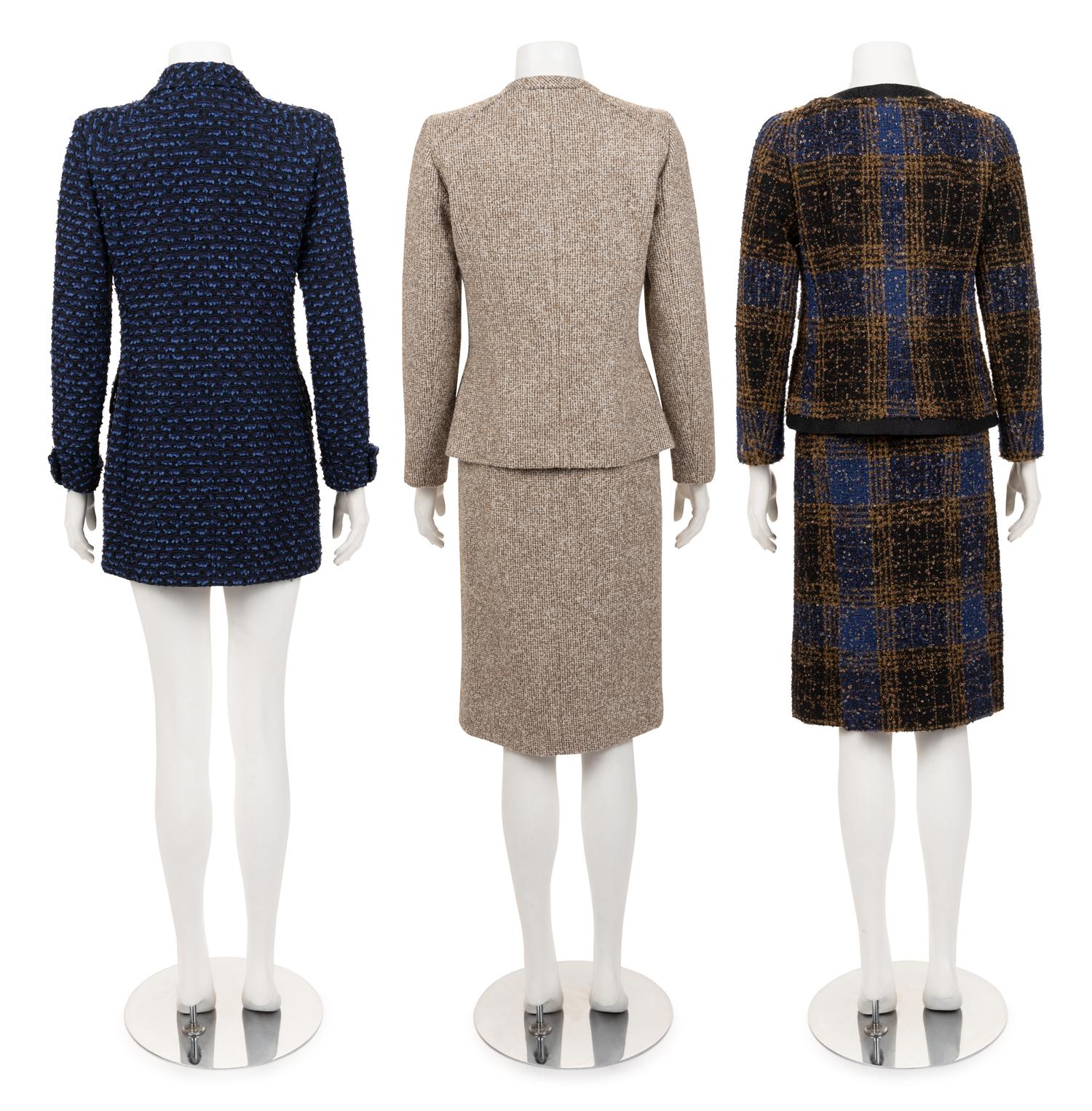 Five Designer Items: Carolina Herrera Skirt Suit, Oscar de la Renta Skirt Suit, Oscar de la Renta Jacket 2008-10s