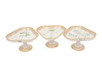 A Group of Five Royal Copenhagen Flora Danica Porcelain Table Articles