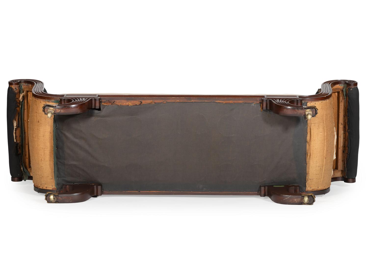 A Pair of Classical Style Mahogany Sofas in the Manner of William Camp (1773-1822)