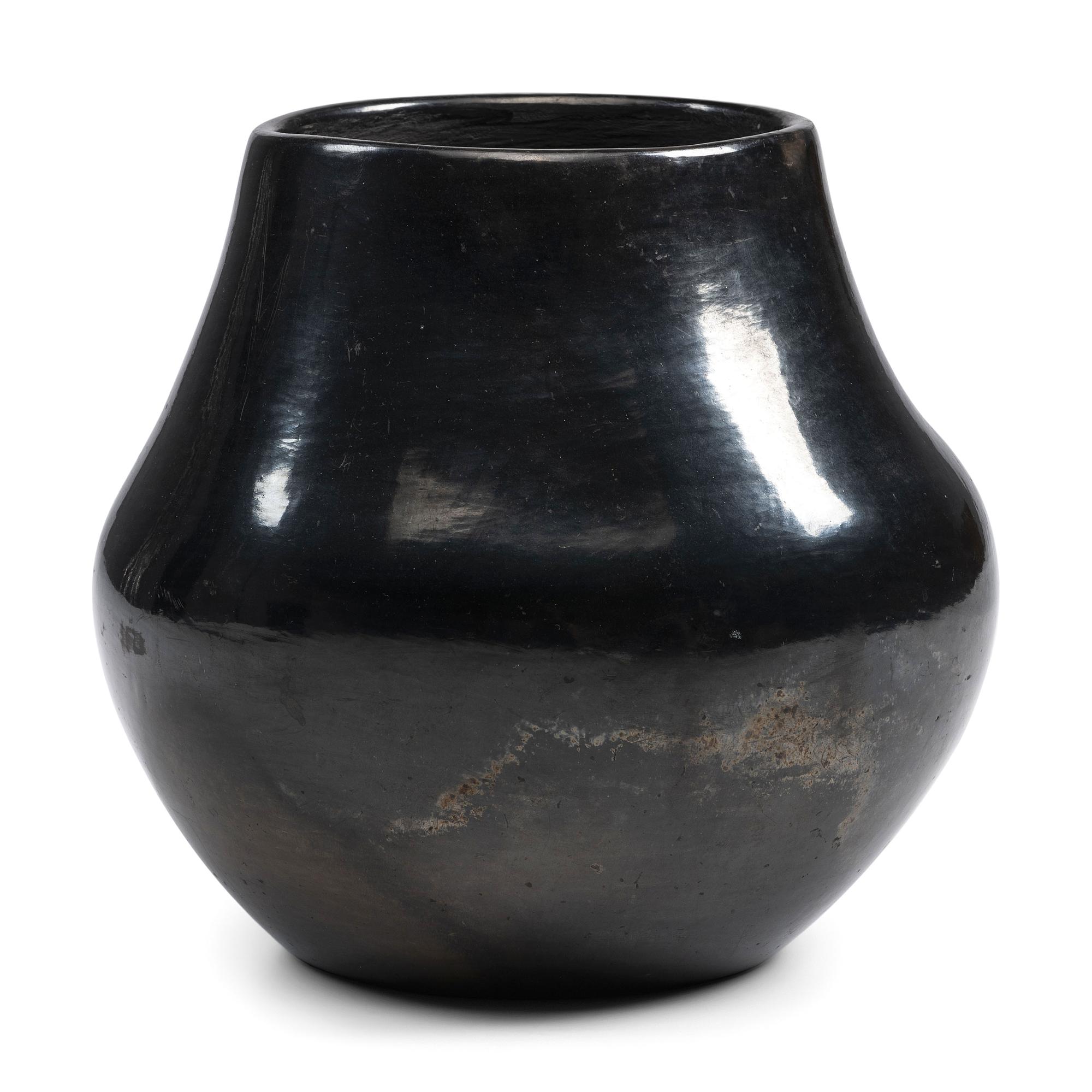 Blackware Pottery Jar