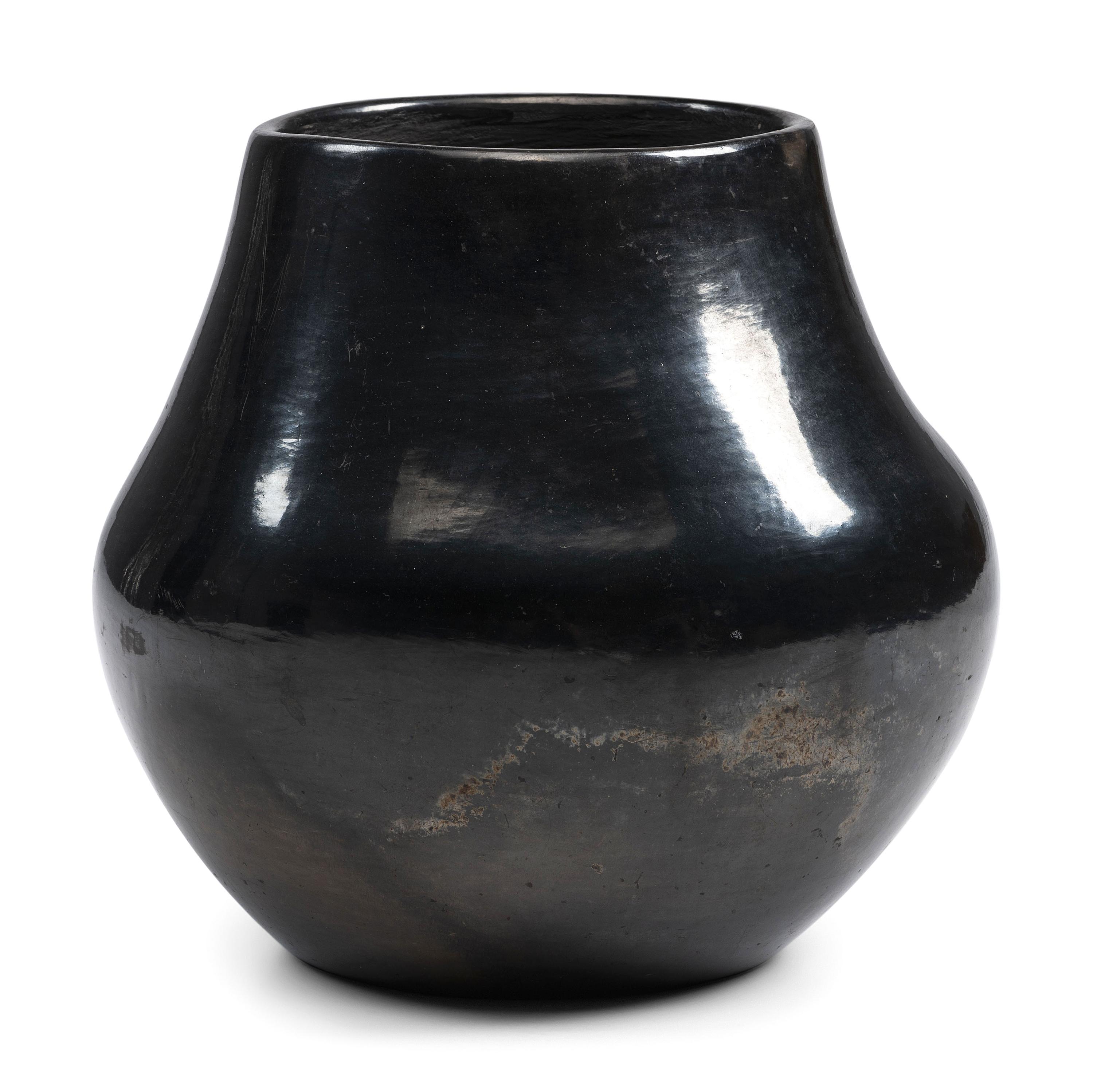 Blackware Pottery Jar