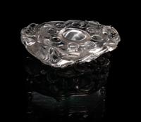 Two Chinese Rock Crystal Carvings and a Spinach Jade Seal