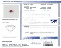 UNHEATED BURMESE RUBY RING
