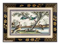 A Group of Six Chinese Export Pith Paintings