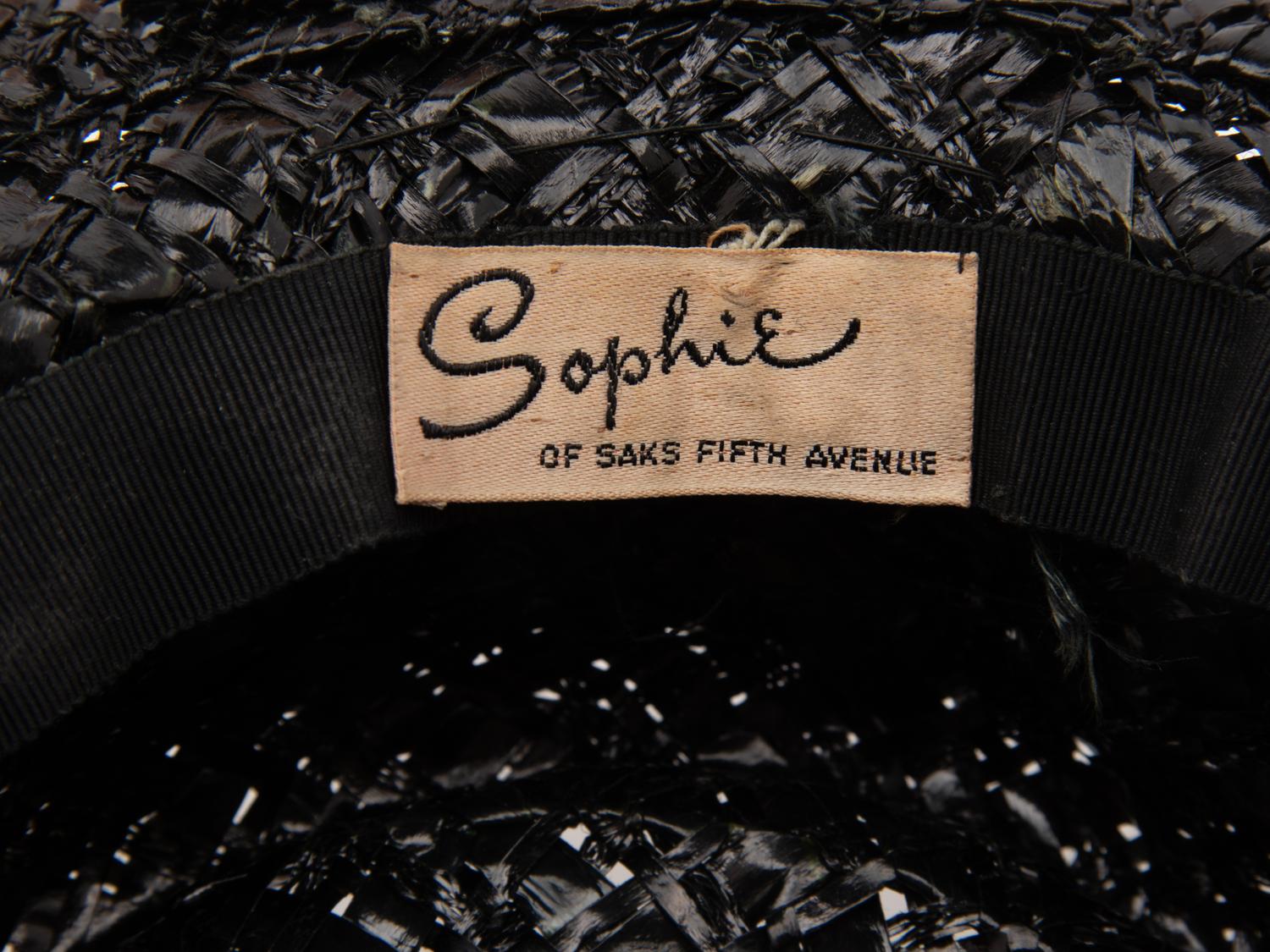 Sophie Gimbel, Flat Brim Hat