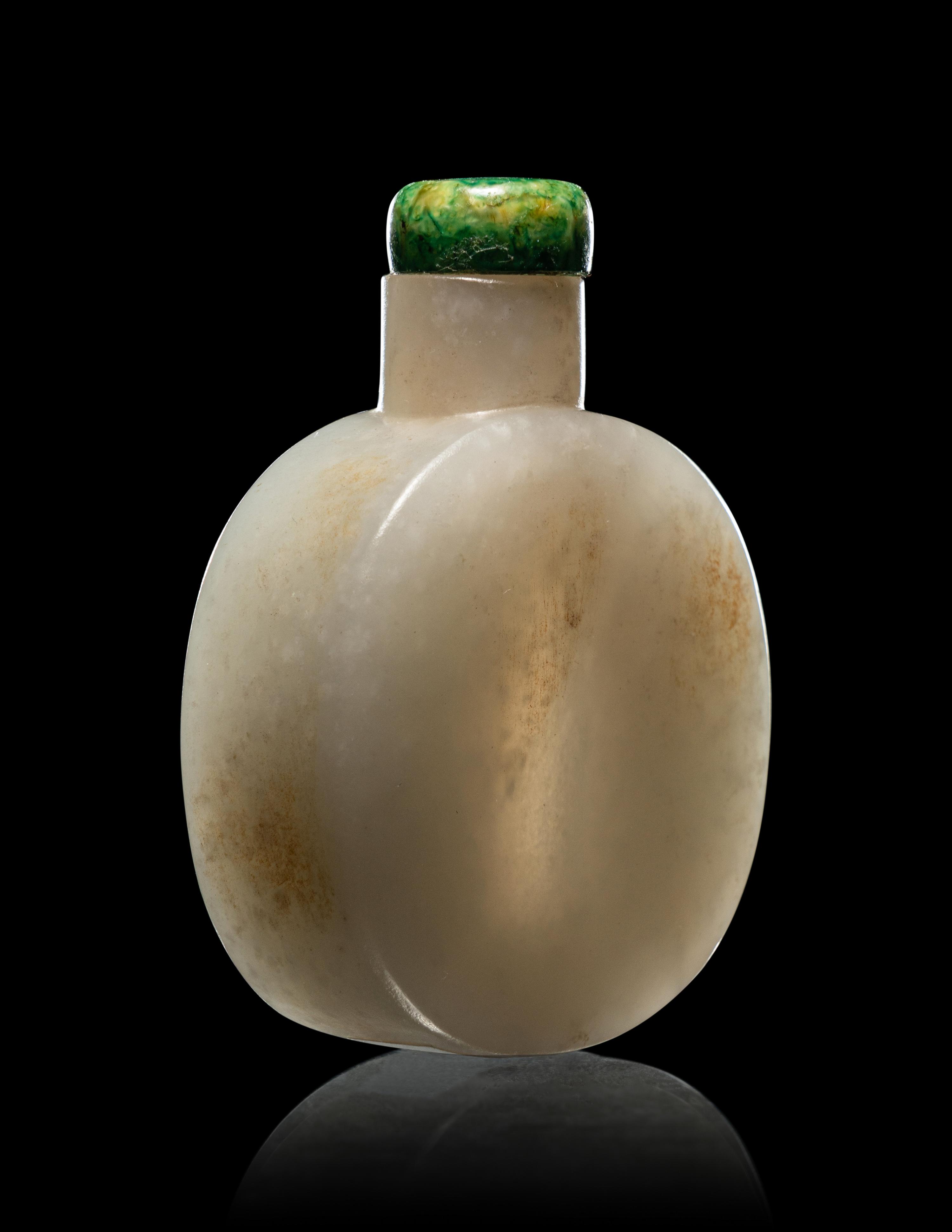 A White Jade Snuff Bottle