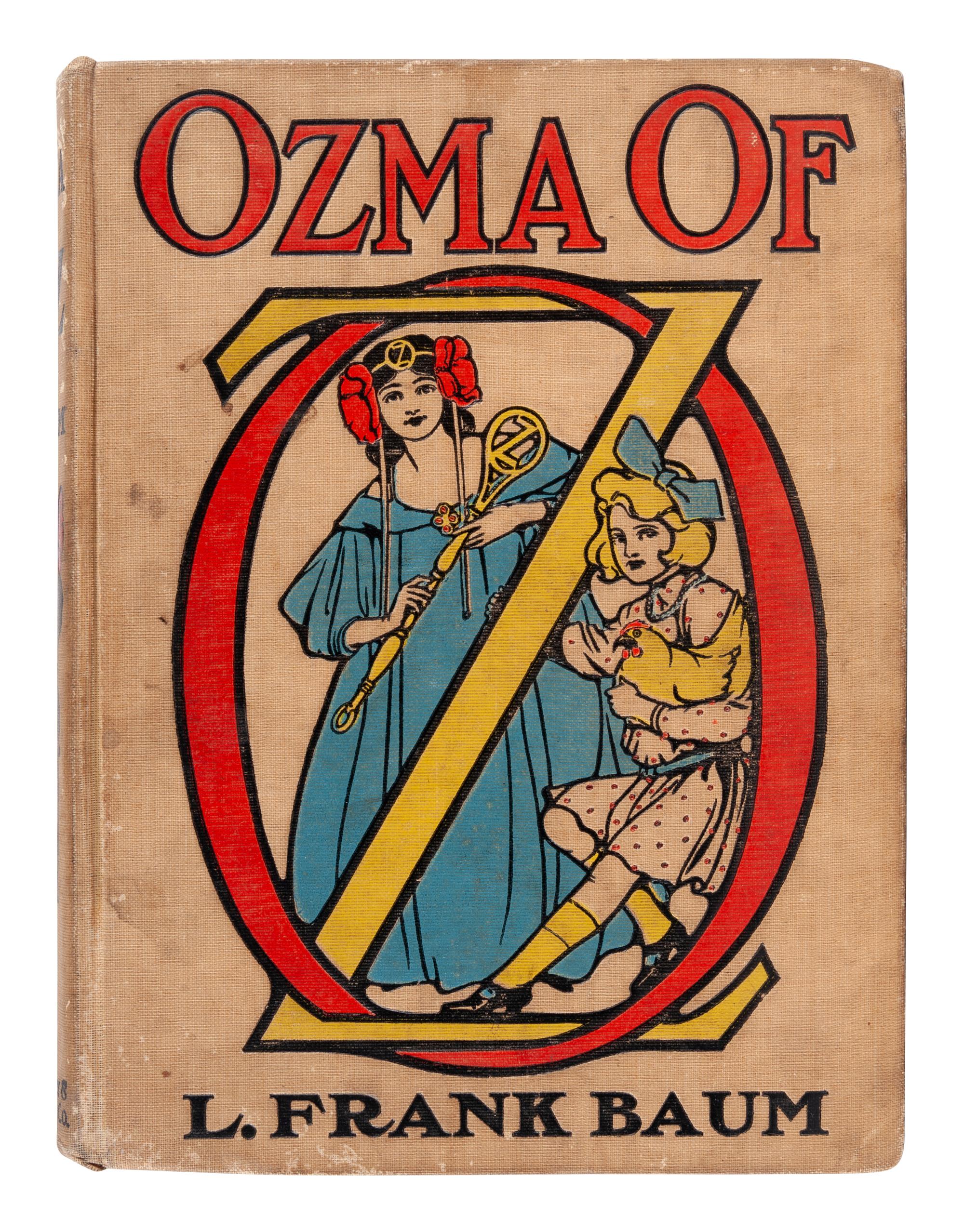BAUM, L. Frank. (1856-1919). Ozma of Oz . Chicago: The Reilly & Britton Co., 1907.