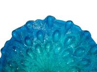 A Daum Pâte de Verre Paon Sculpture