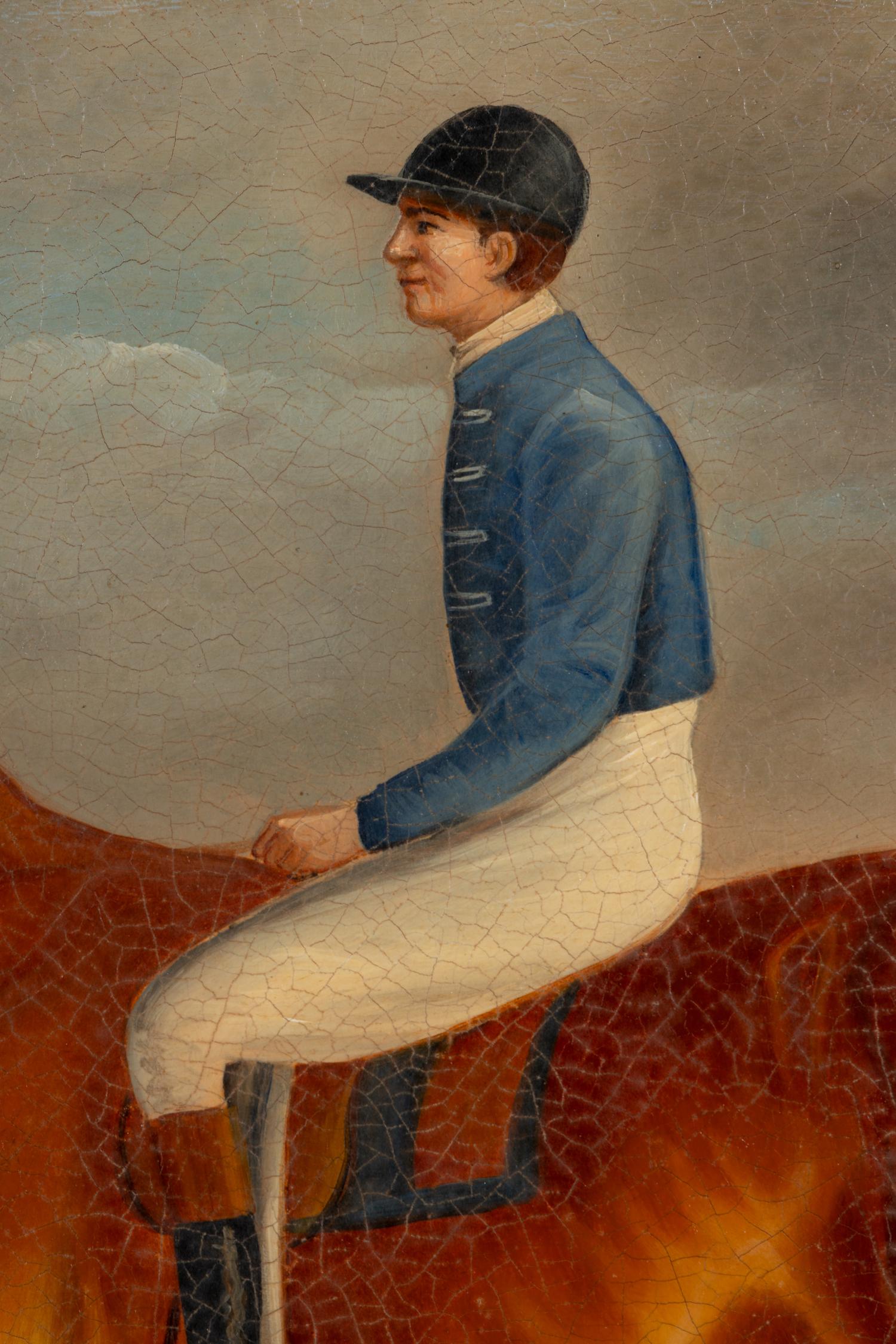 Horse and Jockey, with a Frog